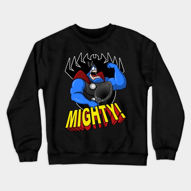 The Mighty Tick Crewneck Sweatshirt by jayveezed